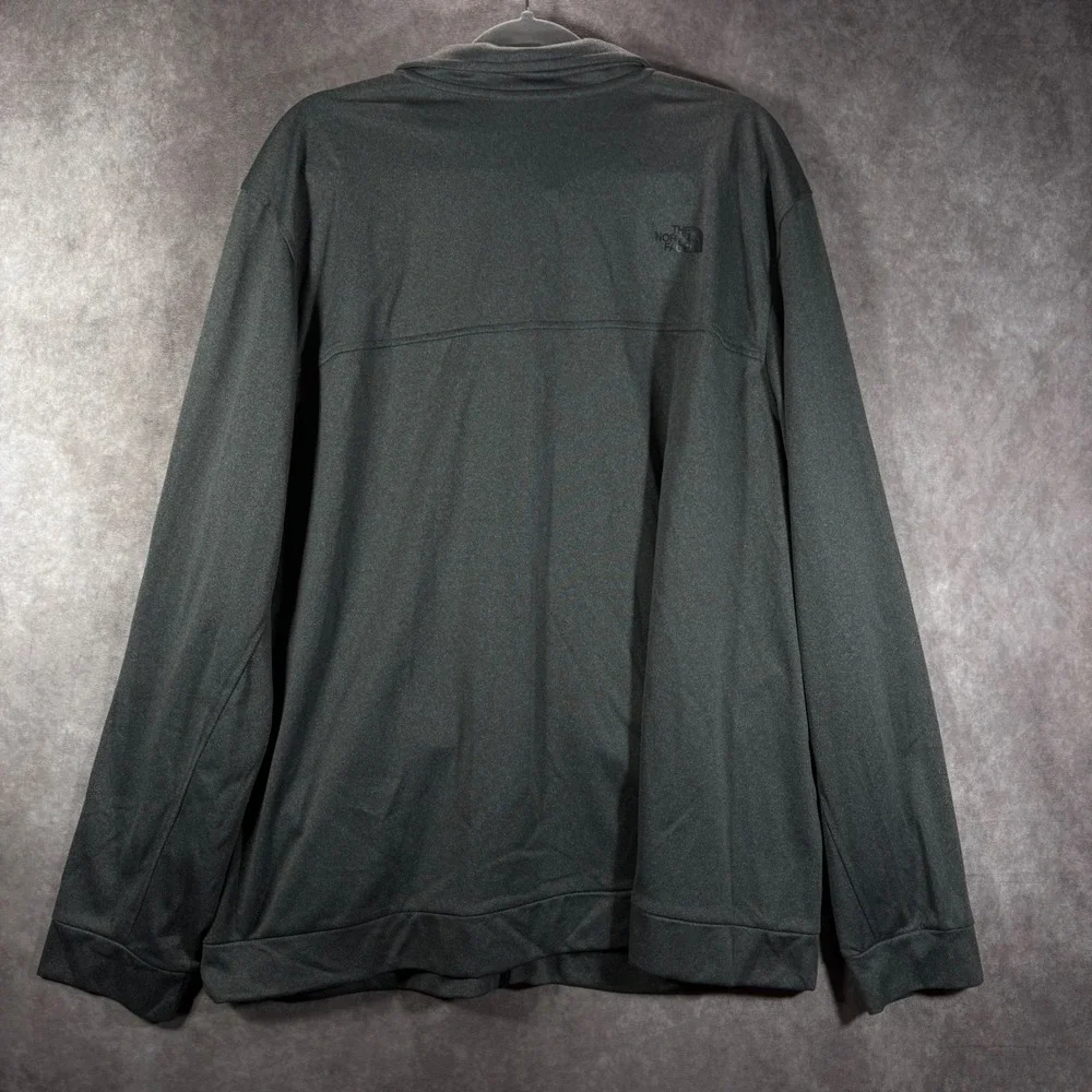 The North Face Jacket Mens XXL Gray Full Zip Fleece NFOA3RT1 Active Outdoor